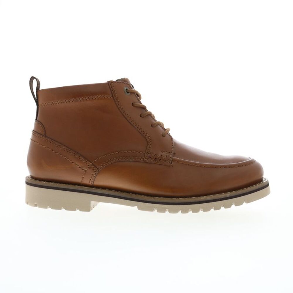 Rockport Mens Mitchell Moc Boot Brown Boots (NWT)